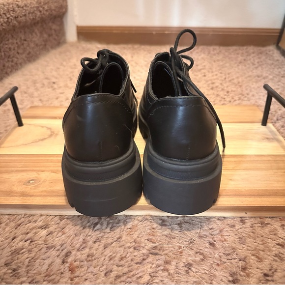 Black Donna platform oxfords - Picture 4 of 7